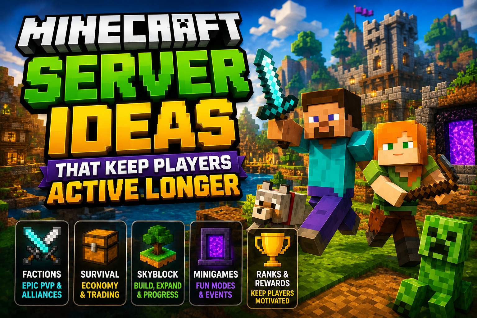 Minecraft Server Ideas That Keep Players Active Longer