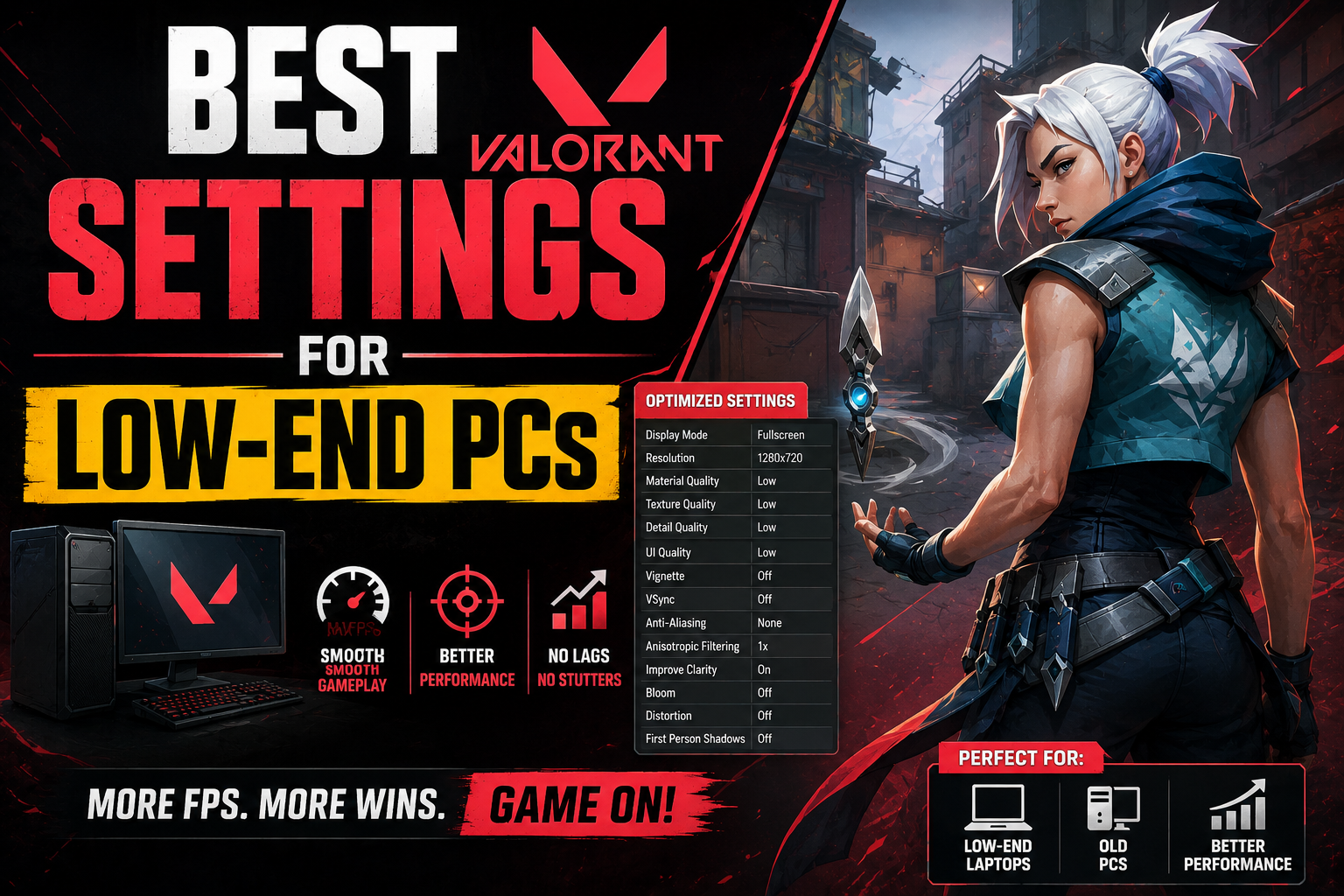 Best Valorant Settings for Low-End PCs